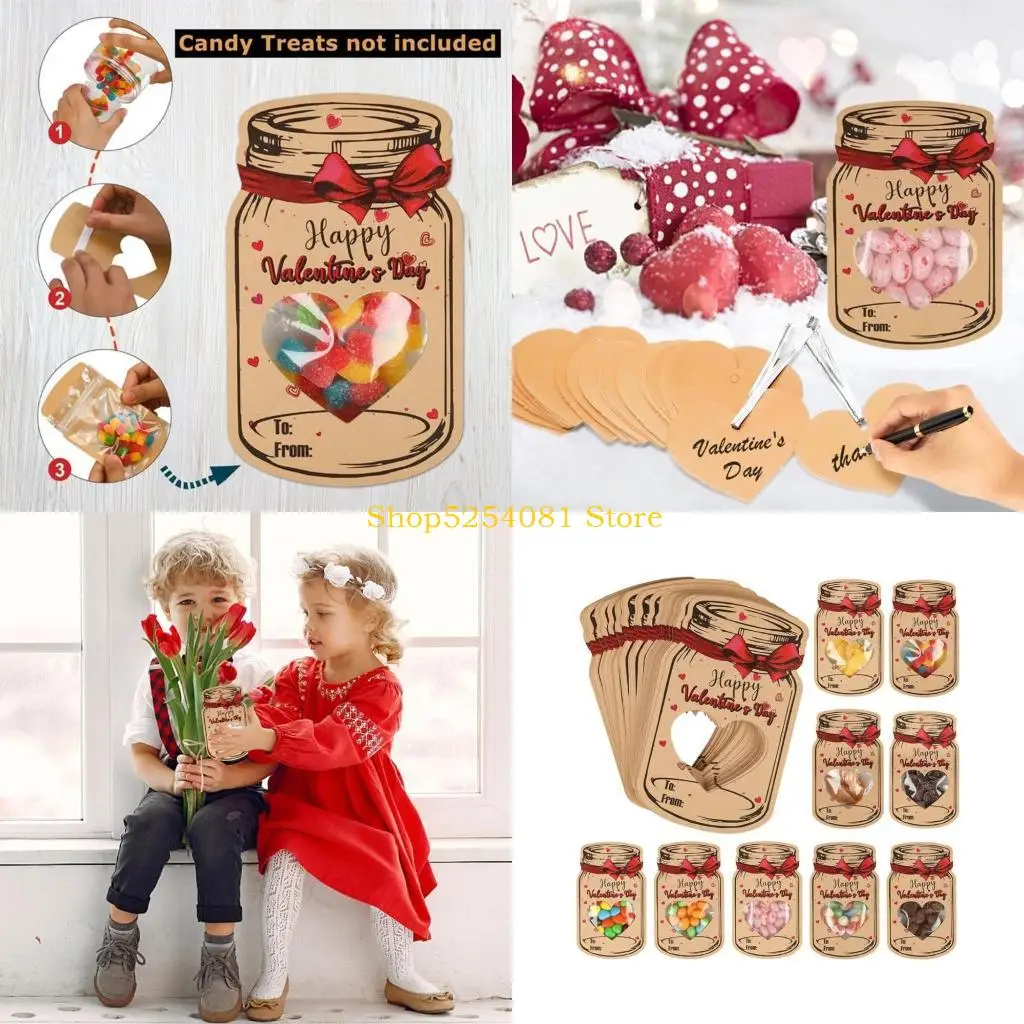 AXYC 24 шт., бумажная банка для конфет, набор открыток ко Дню святого Валентина с 24 шт., прозрачные герметичные пакеты для сам,
AXYC 24 шт., бумажная банка для конфет, набор открыток ко Дню святого Валентина с 24 шт., прозрачные герметичные пакеты для сам,