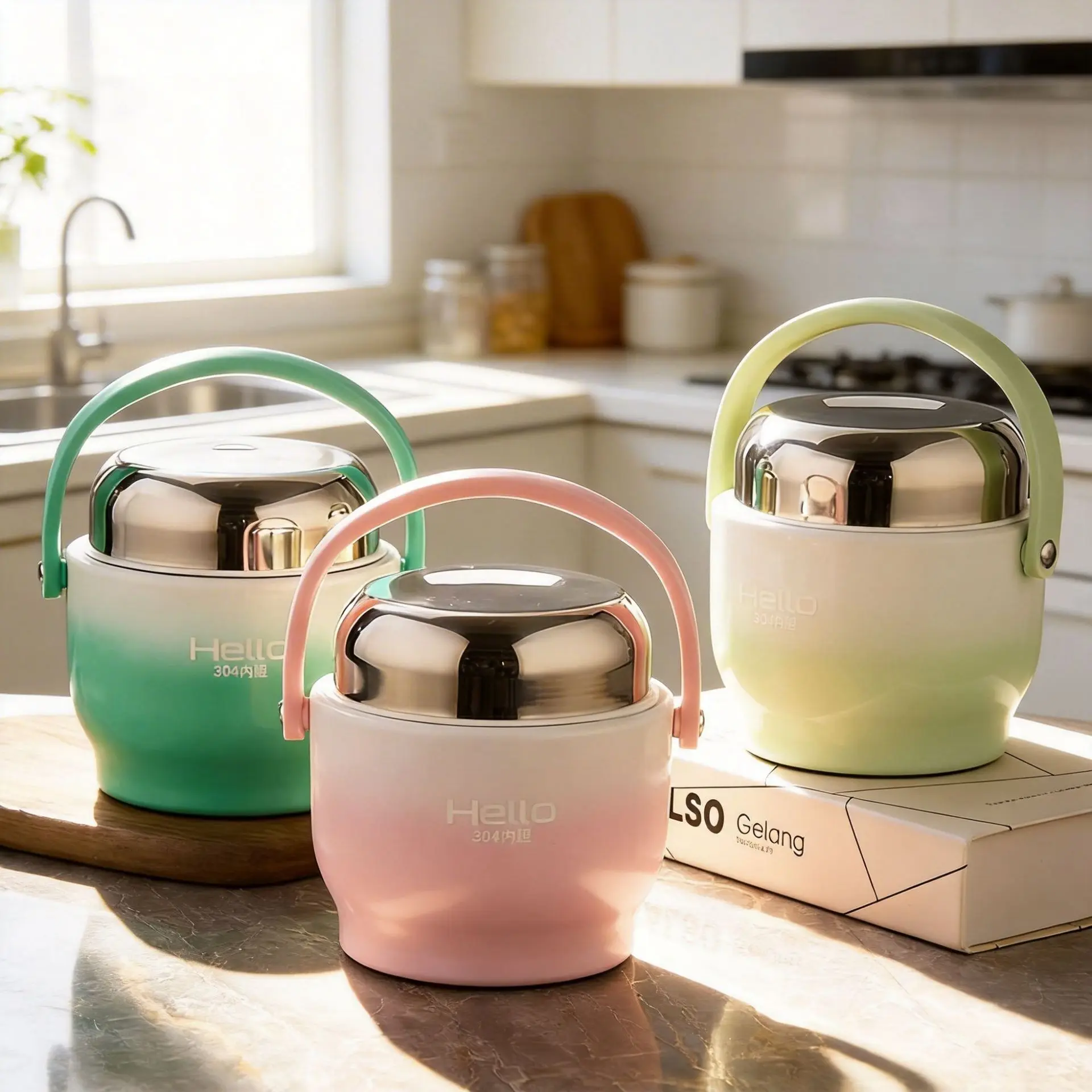 Portable Bento Box304 Stainless Steel Vacuum Pot Double-layer Insulated Lunch Box Insulated Lunch Bucket Office Worker Bento Box
Portable Bento Box304 Stainless Steel Vacuum Pot Double-layer Insulated Lunch Box Insulated Lunch Bucket Office Worker Bento Box