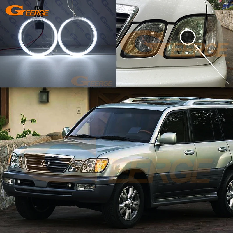 Для Lexus LX470 LX 470 J100 1998-2007 отличный ультра яркий CCFL ангельские глазки Halo набор колец автомобильные аксессуары
Для Lexus LX470 LX 470 J100 1998-2007 отличный ультра яркий CCFL ангельские глазки Halo набор колец автомобильные аксессуары