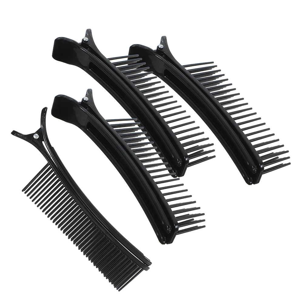 4pcs Black Hair Styling Clips Sectioning Non-slip Durable Plastic Comb Tools Salon Professional Hairdresser Accessories Hair
4pcs Black Hair Styling Clips Sectioning Non-slip Durable Plastic Comb Tools Salon Professional Hairdresser Accessories Hair