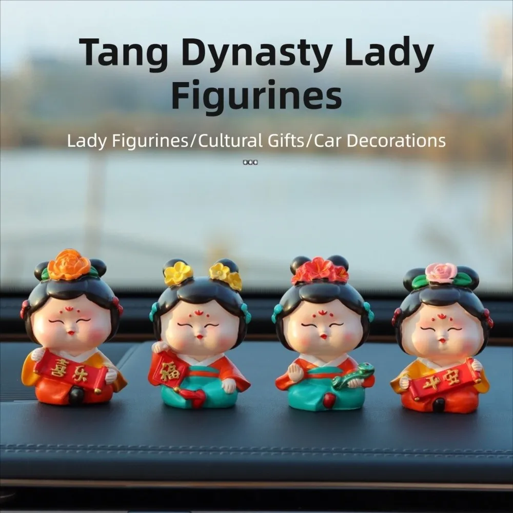 Resin Car Cute Doll Ornament Art Craft Decorative Chinese Ancient Beauty Statue Mini Sculpture Tang Dynasty Woman Figurine Gift
Resin Car Cute Doll Ornament Art Craft Decorative Chinese Ancient Beauty Statue Mini Sculpture Tang Dynasty Woman Figurine Gift