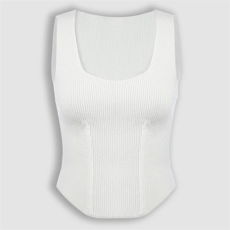Women's vest New elastic knitted sleeveless top for summer 2026 Wool blend women's tight corset fishbone slim fit tanks top y2k
Women's vest New elastic knitted sleeveless top for summer 2026 Wool blend women's tight corset fishbone slim fit tanks top y2k