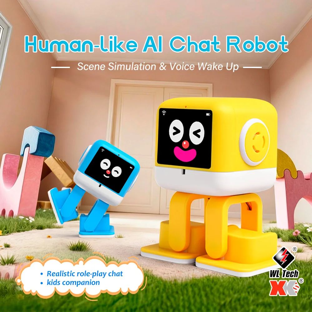 Wltoys Smart AI Robot Toy TouchVoice Control Robot with Chat Dance Kids Learning Companion
Wltoys Smart AI Robot Toy TouchVoice Control Robot with Chat Dance Kids Learning Companion