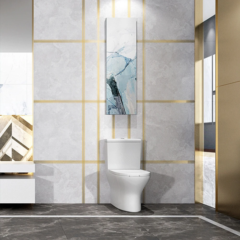 5m Home Decoration Tile Gap Tape Self-Adhesive Flooring Wall Seam Sealant Gap Filler Tape Waterproof Sealing Tile Sticker Gold
5m Home Decoration Tile Gap Tape Self-Adhesive Flooring Wall Seam Sealant Gap Filler Tape Waterproof Sealing Tile Sticker Gold