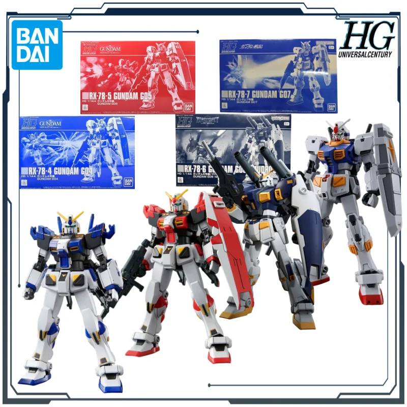BANDAI Original HG RX-78 GUNDAM GO4-7 1/144 Assembly Model Kit Snap Fit Beginner Level Anime Figure Gifts for Collector & Fans
BANDAI Original HG RX-78 GUNDAM GO4-7 1/144 Assembly Model Kit Snap Fit Beginner Level Anime Figure Gifts for Collector & Fans