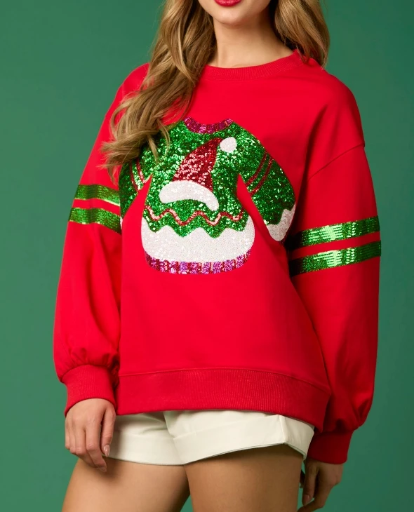 Women's Christmas Sweatshirt 2025 Autumn Winter Latest Christmas Glitter Round Neck Long Sleeves Top Casual Loose Fit Hoodie
Women's Christmas Sweatshirt 2025 Autumn Winter Latest Christmas Glitter Round Neck Long Sleeves Top Casual Loose Fit Hoodie