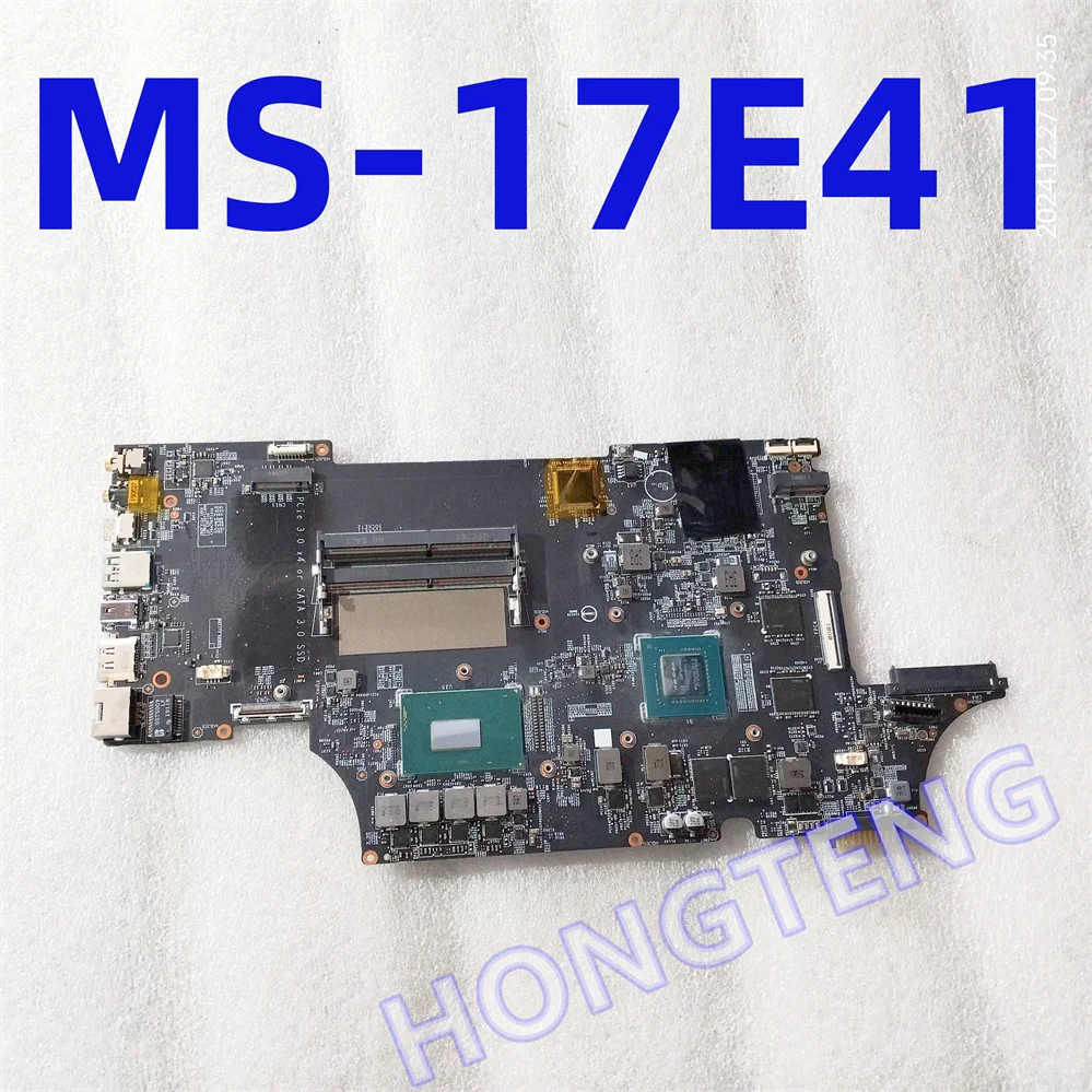Original FOR MSI GL75 9SCK MS-17E41 MOTHERBARD WITH I7-9750H AND GTX1650M 100% Works Perfectly
Original FOR MSI GL75 9SCK MS-17E41 MOTHERBARD WITH I7-9750H AND GTX1650M 100% Works Perfectly