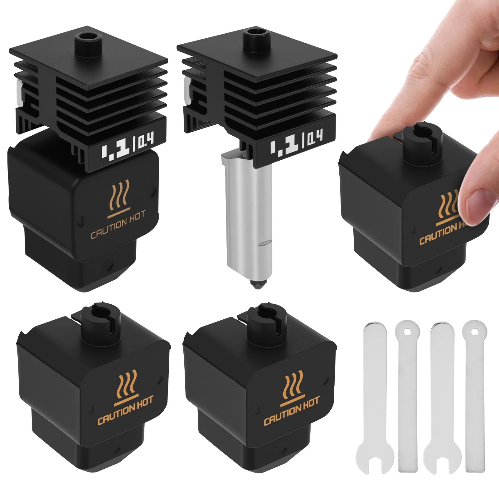 For P2S Hotend For Bambu Lab P2S Standard/High Flow Hotend High Quality Fast Precise Printing Removable nozzle 0.4mm
For P2S Hotend For Bambu Lab P2S Standard/High Flow Hotend High Quality Fast Precise Printing Removable nozzle 0.4mm