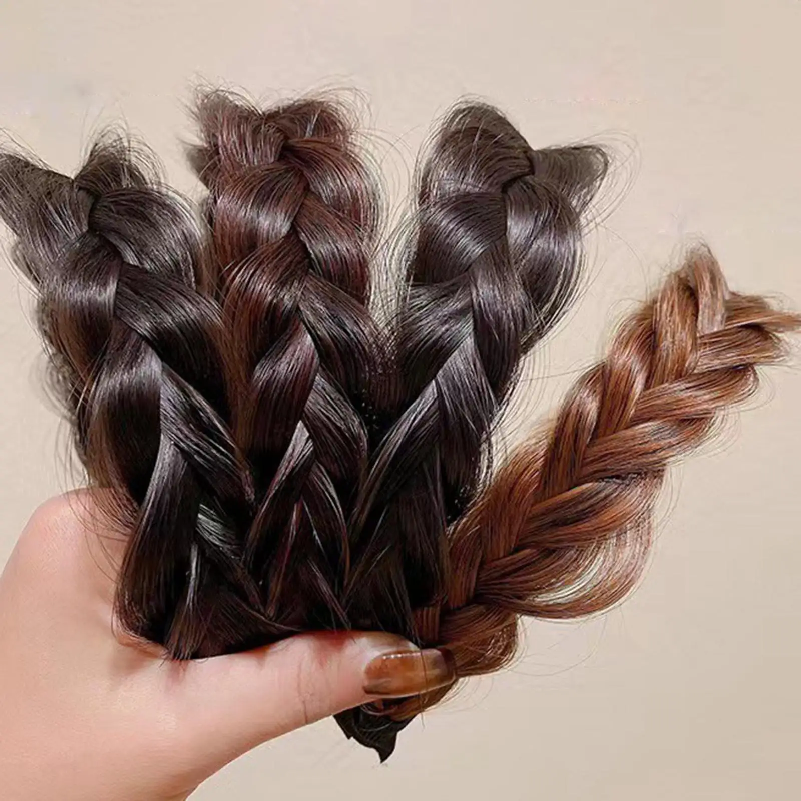 Hair Braided Headband Chunky Handmade Headwear, Universal Wide Plaited Headband Chunky Elastic Hair Band for Women Girl
Hair Braided Headband Chunky Handmade Headwear, Universal Wide Plaited Headband Chunky Elastic Hair Band for Women Girl