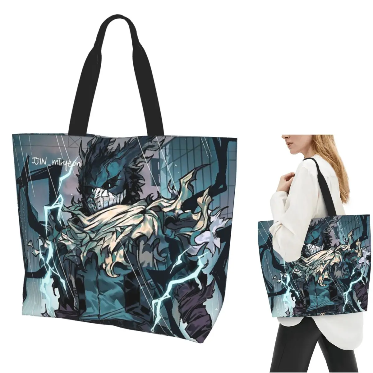 My Hero Academia Shopping Tote Bag Canvas Large Capacity Shoulder Bags Shopper Grocery Handbag for Women
My Hero Academia Shopping Tote Bag Canvas Large Capacity Shoulder Bags Shopper Grocery Handbag for Women