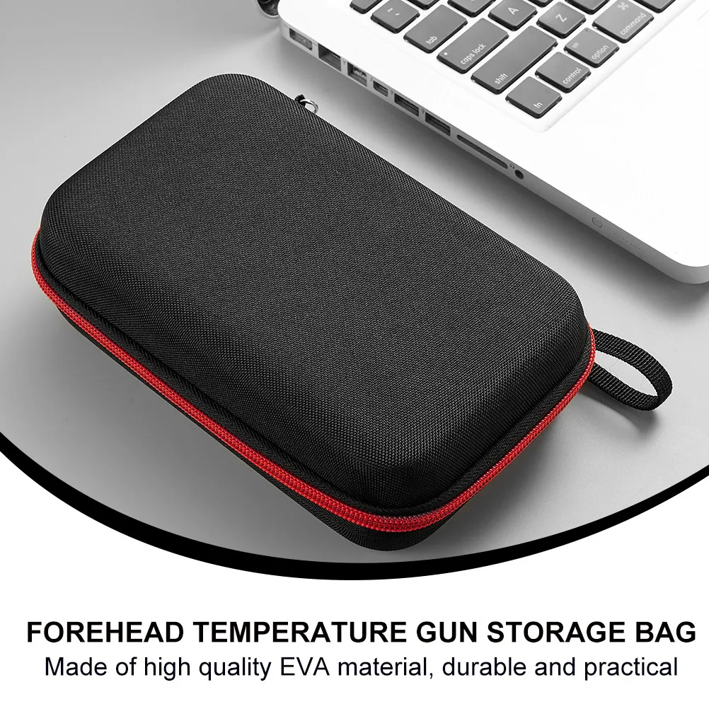 1pc Electronic Forehead Thermometer Storage Bag Eva Shockproof Case For Non-Contact Thermometer Portable With Lanyard
1pc Electronic Forehead Thermometer Storage Bag Eva Shockproof Case For Non-Contact Thermometer Portable With Lanyard