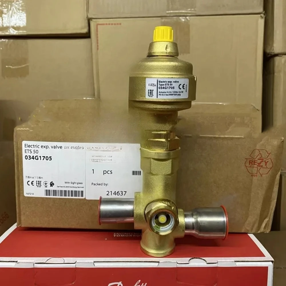 Original Electric Expansion Valve ETS50 034G1705 / Cable 034G7073 2m / 034G7074 (8m)
Original Electric Expansion Valve ETS50 034G1705 / Cable 034G7073 2m / 034G7074 (8m)