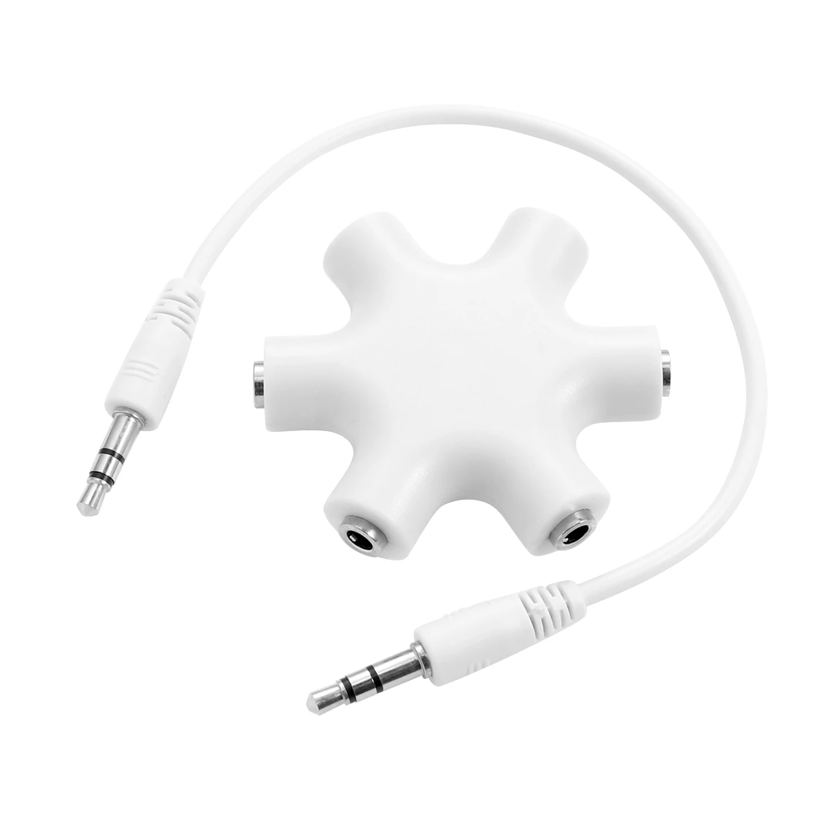 Headphone Music Sharing Device 5 Earphones Audio Adapter Splitter Stereo Connector 35mm Jack Travel Portable Lightweight
Headphone Music Sharing Device 5 Earphones Audio Adapter Splitter Stereo Connector 35mm Jack Travel Portable Lightweight