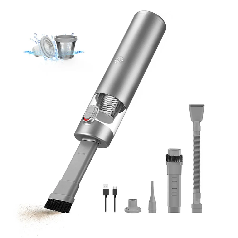 Powerful Handheld Vacuum Cleaner (7500PA) for Car Interior Home Surfaces and Keyboards Quick Charging Capability
Powerful Handheld Vacuum Cleaner (7500PA) for Car Interior Home Surfaces and Keyboards Quick Charging Capability