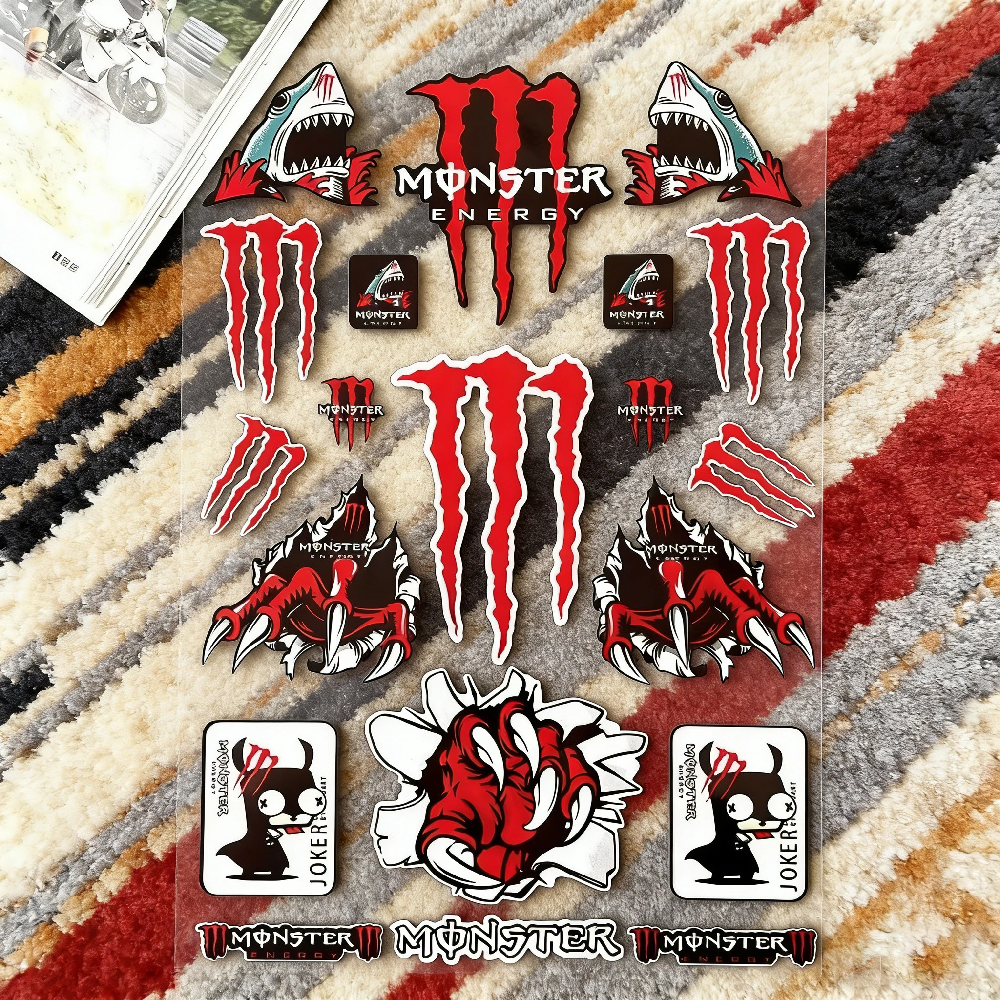 Reflective Monster Energy Sticker Logo Tank Helmet Car Decal For YAMAHA HONDA SUZUKI KAWASKI
Reflective Monster Energy Sticker Logo Tank Helmet Car Decal For YAMAHA HONDA SUZUKI KAWASKI