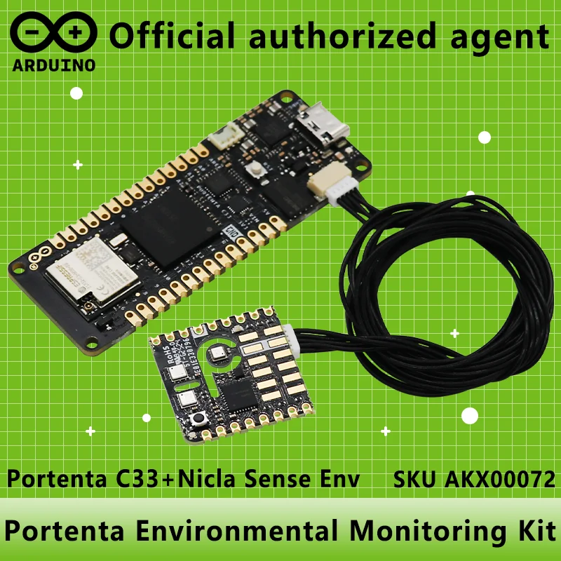 Arduino Portenta Environmental Monitoring Bundle AKX00072 Nicla Sense Env Portenta C33 ABX00089 ABX00074 SOM sensor
Arduino Portenta Environmental Monitoring Bundle AKX00072 Nicla Sense Env Portenta C33 ABX00089 ABX00074 SOM sensor