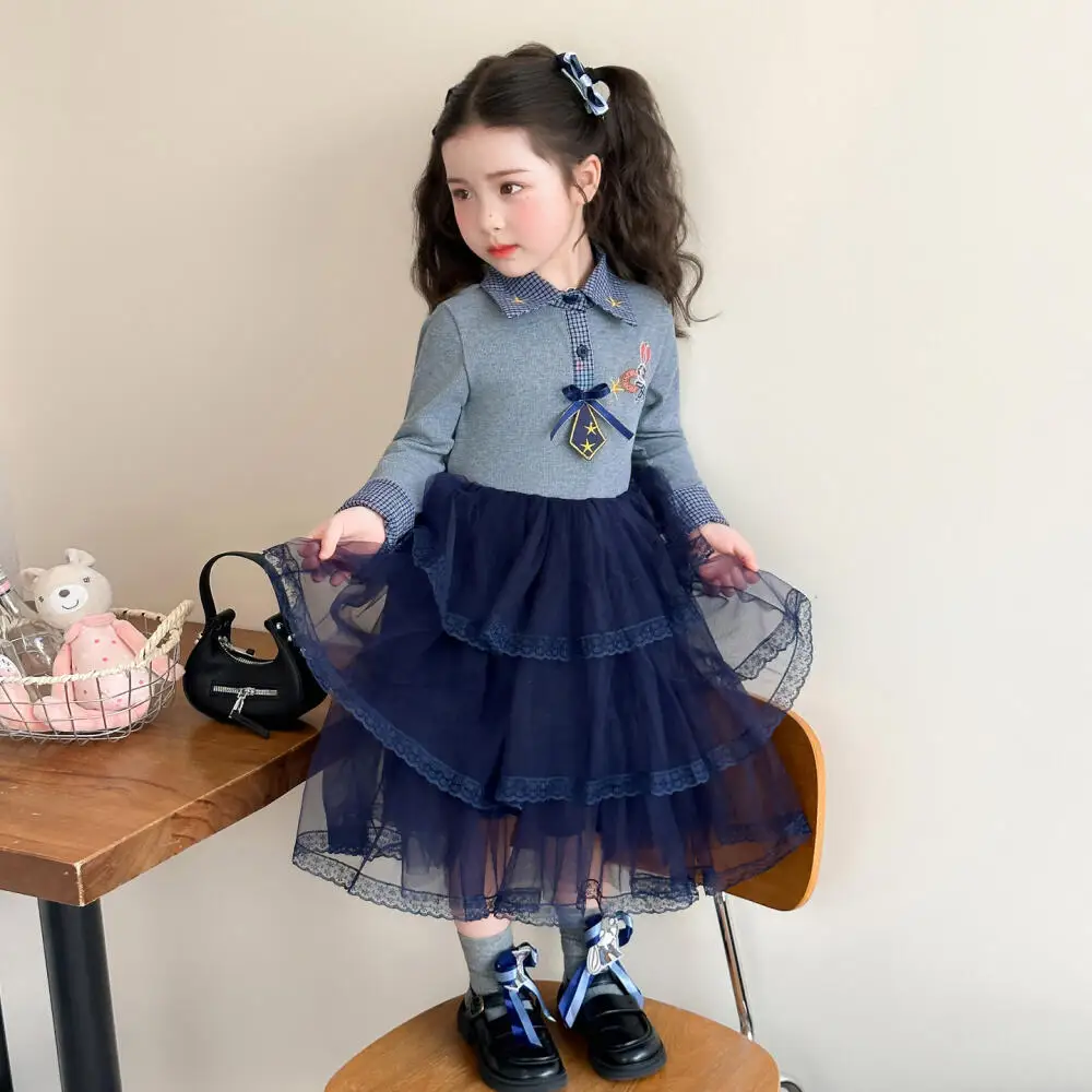 Cute Girls Disney Judy Hopps Sweater Princess Dress 2026 Spring New Children Fashion Cartoon Bunny Cop Knitting Tulle Skirt
Cute Girls Disney Judy Hopps Sweater Princess Dress 2026 Spring New Children Fashion Cartoon Bunny Cop Knitting Tulle Skirt