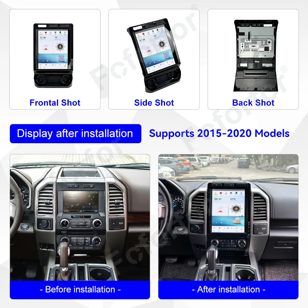 Автомагнитола Qualcomm с HD-экраном 12,1 дюйма, CarPlay, Android 13 для Ford F150 2015-2020, мультимедийный плеер, GPS-навигация, головное устройство
Автомагнитола Qualcomm с HD-экраном 12,1 дюйма, CarPlay, Android 13 для Ford F150 2015-2020, мультимедийный плеер, GPS-навигация, головное устройство