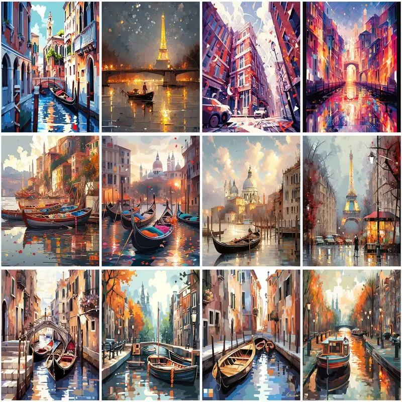CHENISTORY Paint By Number Scenery of Venice Town Drawing On Canvas HandPainted Painting Art DIY Pictures By Number Home Decor
CHENISTORY Paint By Number Scenery of Venice Town Drawing On Canvas HandPainted Painting Art DIY Pictures By Number Home Decor