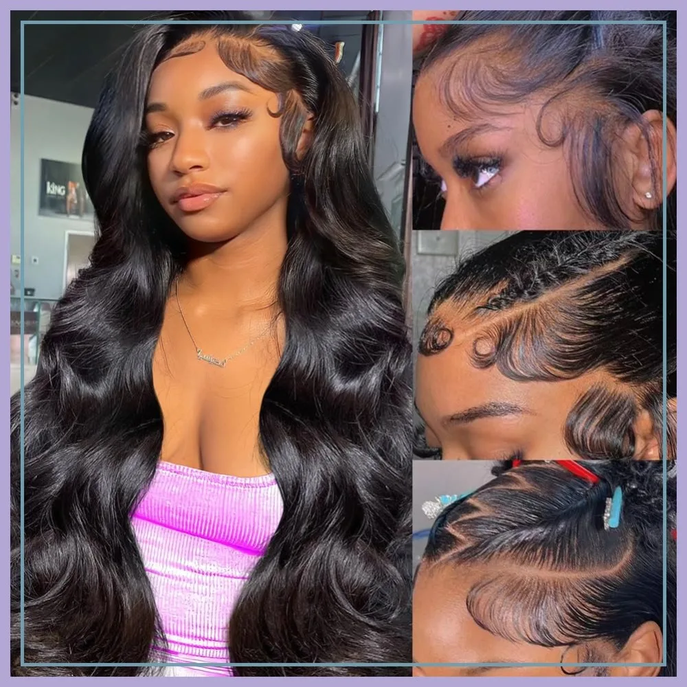 30 Inch 13x6 Lace Front Wigs Human Hair 200% Density Body Wave HD Lace Pre Plucked Natural Color Glueless Wig 100% Virgin for Women
30 Inch 13x6 Lace Front Wigs Human Hair 200% Density Body Wave HD Lace Pre Plucked Natural Color Glueless Wig 100% Virgin for Women