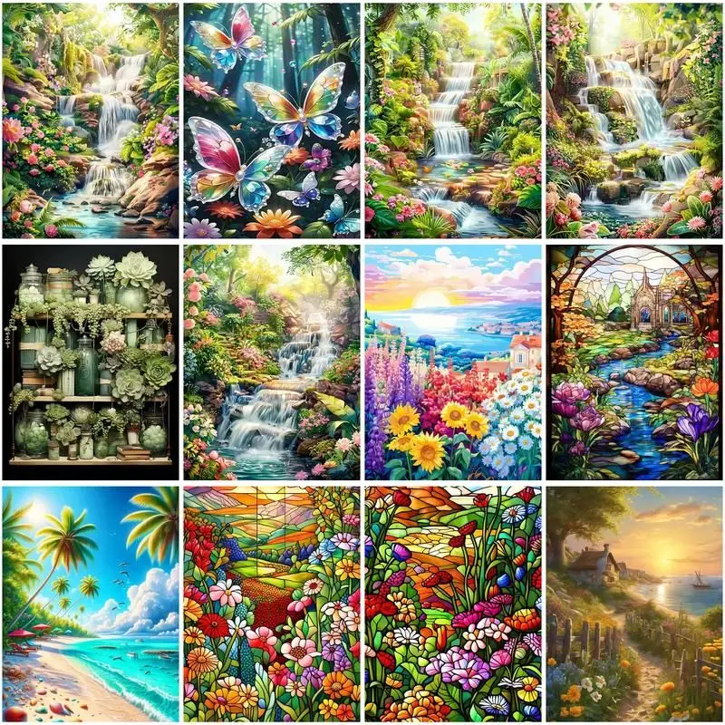 CHENISTORY-Diamond Painting Waterfall Scenery, DIY Diamond Embroidery, Sea Cross Stitch, Mosaic Handicraft, Home Decor,
CHENISTORY-Diamond Painting Waterfall Scenery, DIY Diamond Embroidery, Sea Cross Stitch, Mosaic Handicraft, Home Decor,