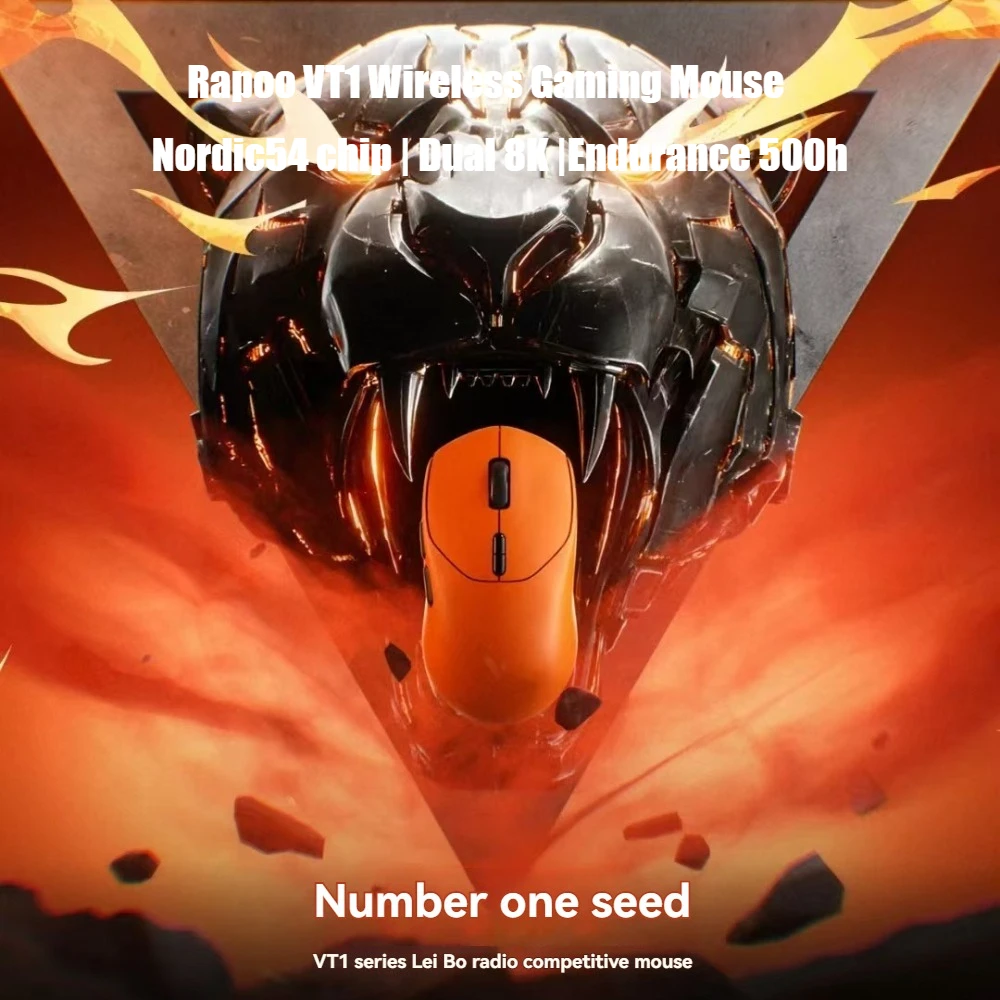 Rapoo VT1 Max Gaming Mouse Dual 8K Wireless PAW3950/3398 49g Lightweight Custom Ergonomic Office E-sports FPS Gaming Mouse Gifts
Rapoo VT1 Max Gaming Mouse Dual 8K Wireless PAW3950/3398 49g Lightweight Custom Ergonomic Office E-sports FPS Gaming Mouse Gifts