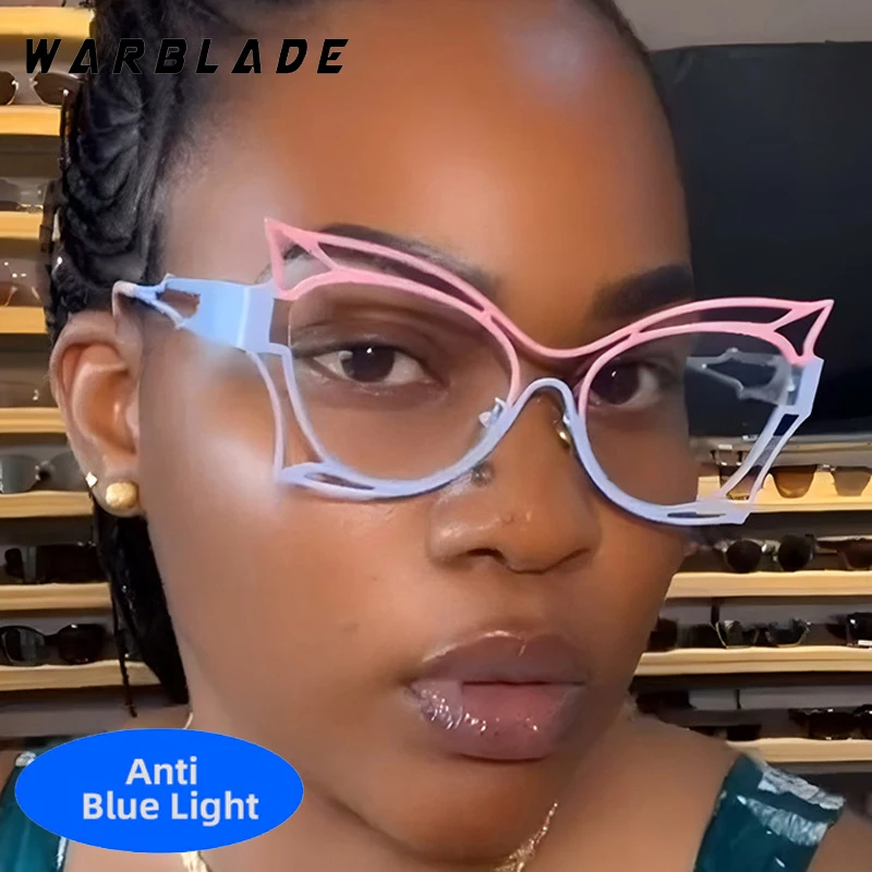 Trendy Personality Butterfly Big Frame Women Eye Protection Glasses Brand Design Men Anti-Blue Light Computer Play Games Eyewear
Trendy Personality Butterfly Big Frame Women Eye Protection Glasses Brand Design Men Anti-Blue Light Computer Play Games Eyewear