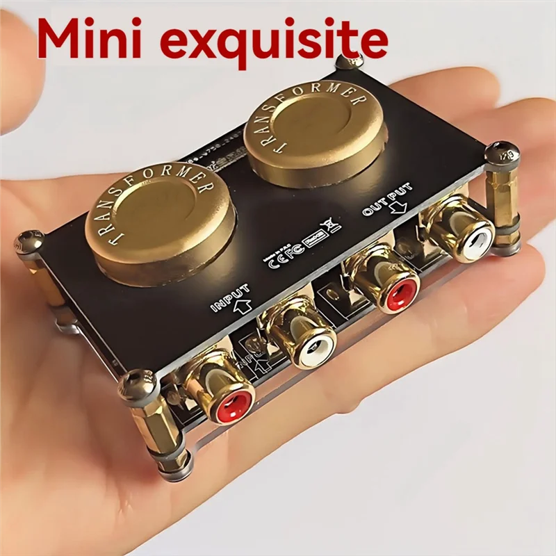 Audio Isolator Audio Isolator Step-Up Transformer Passive Pre Stage Amplification Gain
Audio Isolator Audio Isolator Step-Up Transformer Passive Pre Stage Amplification Gain
