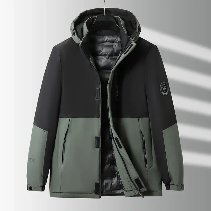 Hooded Parkas Casual Brand Mens Autumn Windproof Outwear Male Casual Down Jacket for Men Long Jacket New Winter Men Warm Coat
Hooded Parkas Casual Brand Mens Autumn Windproof Outwear Male Casual Down Jacket for Men Long Jacket New Winter Men Warm Coat
