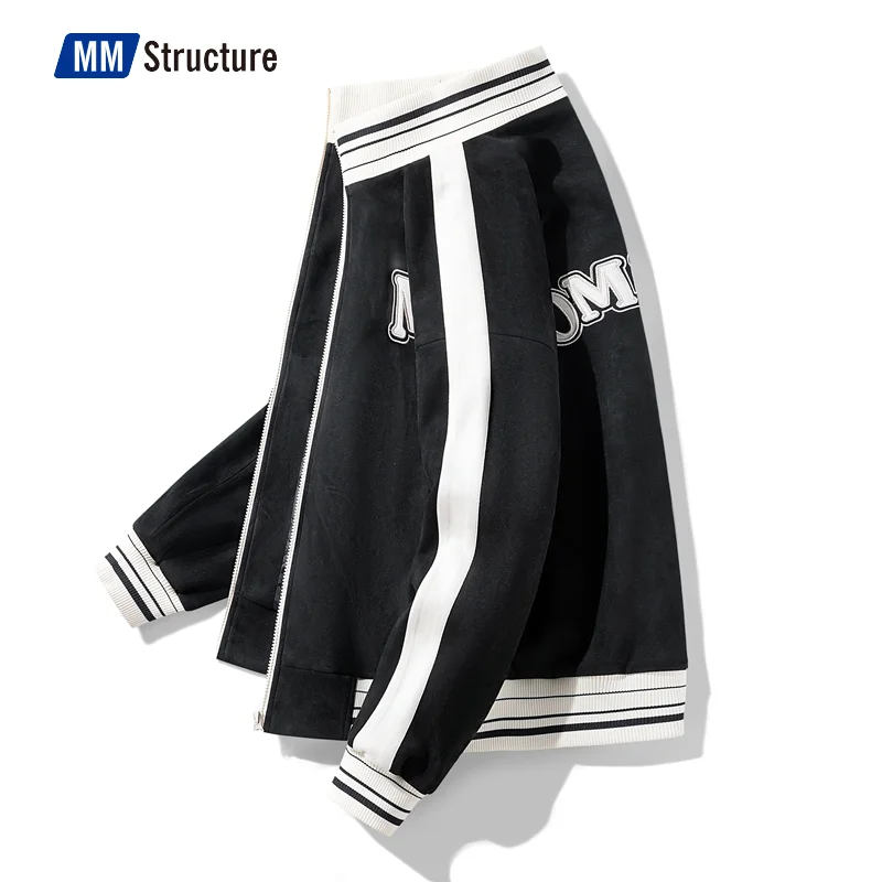 Embroidered Zip Coats Streetwear Baseball Jackets Men's Clothing Spring Autumn Sportswear Patchwork Bomber Jacket
Embroidered Zip Coats Streetwear Baseball Jackets Men's Clothing Spring Autumn Sportswear Patchwork Bomber Jacket