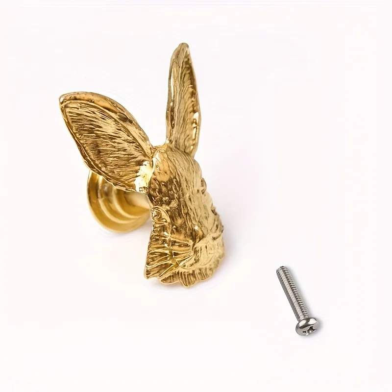 Ручки-кролики из 4 предметов (матовый цинковый сплав) — металлические ручки для ящиков/шафов, с фурнитурой, домашний декор для животных
Ручки-кролики из 4 предметов (матовый цинковый сплав) — металлические ручки для ящиков/шафов, с фурнитурой, домашний декор для животных