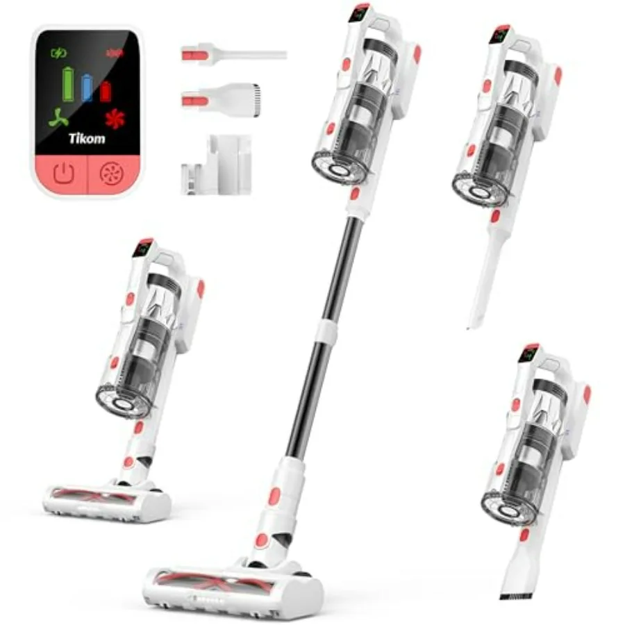 V750 Cordless Vacuum Cleaner for Home 45000Pa 500W Stick Vacuum with LED Display Charging Wall Dock Anti-Tangle Lightweight Han
V750 Cordless Vacuum Cleaner for Home 45000Pa 500W Stick Vacuum with LED Display Charging Wall Dock Anti-Tangle Lightweight Han