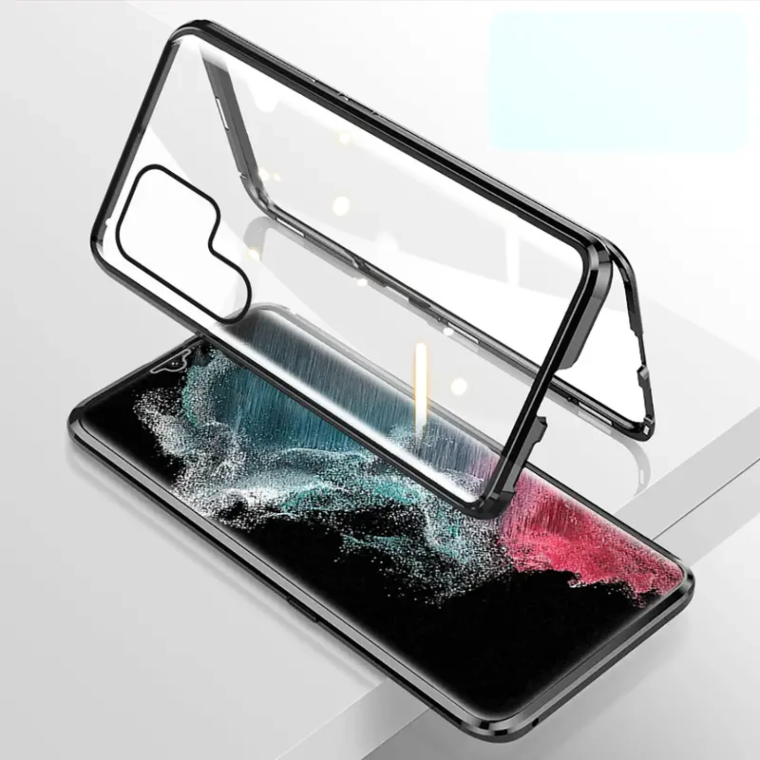 All-inclusive Anti-fall Magnetic Tempered Glass Double Sided Phone Case For Samsung S22 Series
All-inclusive Anti-fall Magnetic Tempered Glass Double Sided Phone Case For Samsung S22 Series