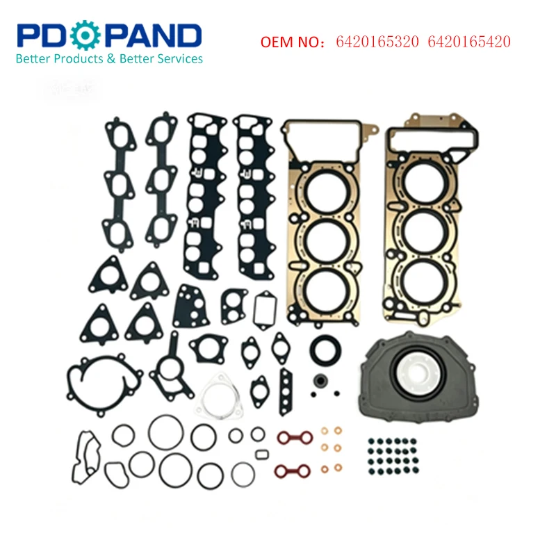 OM642 Engine Overhaul Gasket Kit For MERCEDES E320 E350 GL320 GL350d ML320 ML350 R320 3.0L V6 Diesel 6420165320 6420165420
OM642 Engine Overhaul Gasket Kit For MERCEDES E320 E350 GL320 GL350d ML320 ML350 R320 3.0L V6 Diesel 6420165320 6420165420