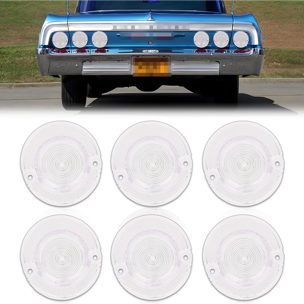 6Pcs For 1964 Chevy Impala Rear Bumper Tail Light Brake Light Lamps Backup Light Reverse Light DRL Light Turn Signal Light Cover
6Pcs For 1964 Chevy Impala Rear Bumper Tail Light Brake Light Lamps Backup Light Reverse Light DRL Light Turn Signal Light Cover