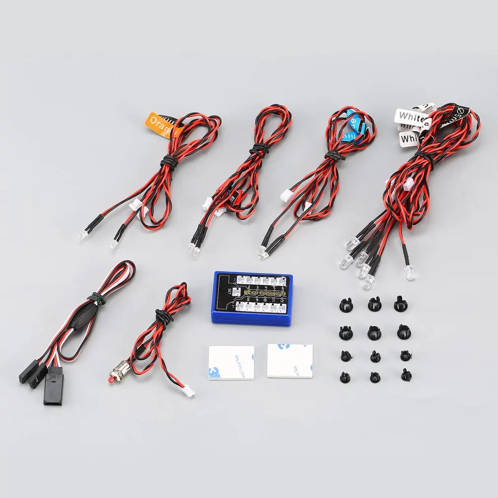 12 LED Flashing Bright Light Strobe Lamps Kit System for 4WD Axial SCX10 RC Car Truck 1/10 1/8 RC Drift HSP TAMIYA CC01Hot
12 LED Flashing Bright Light Strobe Lamps Kit System for 4WD Axial SCX10 RC Car Truck 1/10 1/8 RC Drift HSP TAMIYA CC01Hot