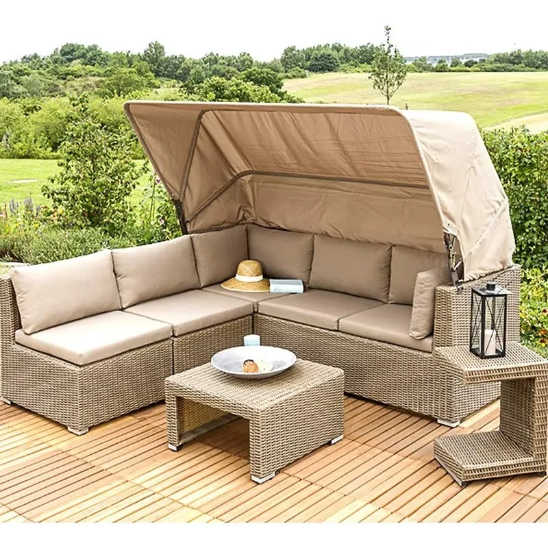 Outdoor sofa with cane chair leisure bed courtyard hotel cafe terrace cane sofa combination furniture
Outdoor sofa with cane chair leisure bed courtyard hotel cafe terrace cane sofa combination furniture