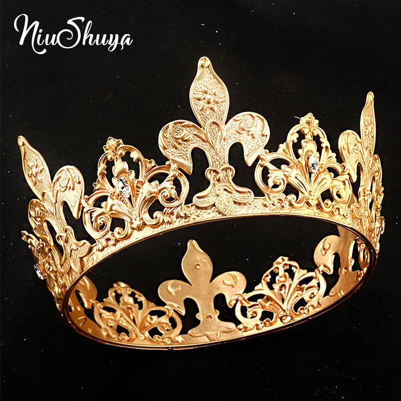 NiuShuya American Royal Wedding Bridal Hair Crown Uniform Round Tiaras Personalized Halloween Party Hair Accessories
NiuShuya American Royal Wedding Bridal Hair Crown Uniform Round Tiaras Personalized Halloween Party Hair Accessories