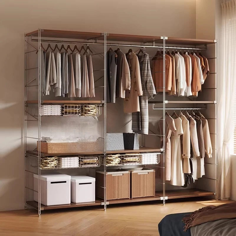 Floor-to-ceiling coat rack, bedroom hanger storage locker
Floor-to-ceiling coat rack, bedroom hanger storage locker