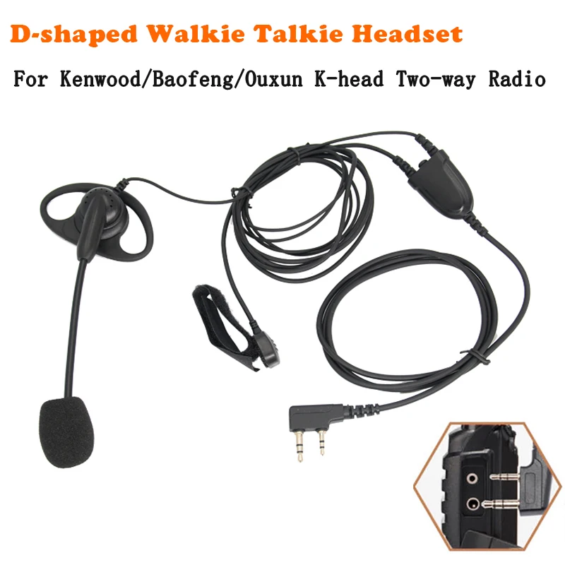 Finger Control Helmet Headset for Walkie Talkies K Plug, Compatible with 5RH, K6, UVK1, UV2PLUS, for Motorcycle, Karting, Racing
Finger Control Helmet Headset for Walkie Talkies K Plug, Compatible with 5RH, K6, UVK1, UV2PLUS, for Motorcycle, Karting, Racing