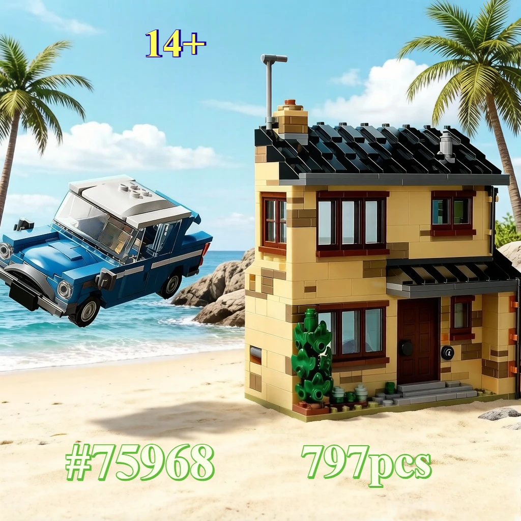 Privet Drive Model with Blue Car 75968 Building Blocks Sets Suitable for Birthday Gifts Compatible with Legoed Particles,797pcs.
Privet Drive Model with Blue Car 75968 Building Blocks Sets Suitable for Birthday Gifts Compatible with Legoed Particles,797pcs.