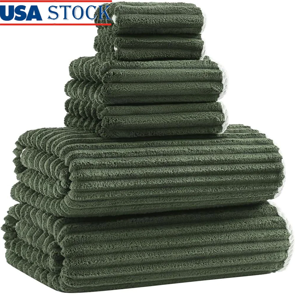 Extra Large Bath Towels Set Super Soft Microfiber Quick Dry Bathroom Hand Towels Washcloths Comfortable Absorbent Hanging Loop 6
Extra Large Bath Towels Set Super Soft Microfiber Quick Dry Bathroom Hand Towels Washcloths Comfortable Absorbent Hanging Loop 6