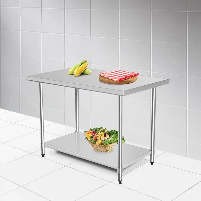 30 x 48 Inch Stainless Steel Table Commercial Kitchen Worktable
30 x 48 Inch Stainless Steel Table Commercial Kitchen Worktable