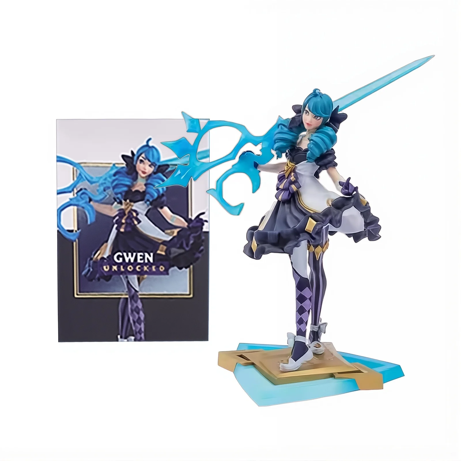 Original LOL Gwen Figure - Hallowed Seamstress Collector's Statue - 20CM Doll Model - League of Legends Gift" 
Original LOL Gwen Figure - Hallowed Seamstress Collector's Statue - 20CM Doll Model - League of Legends Gift"