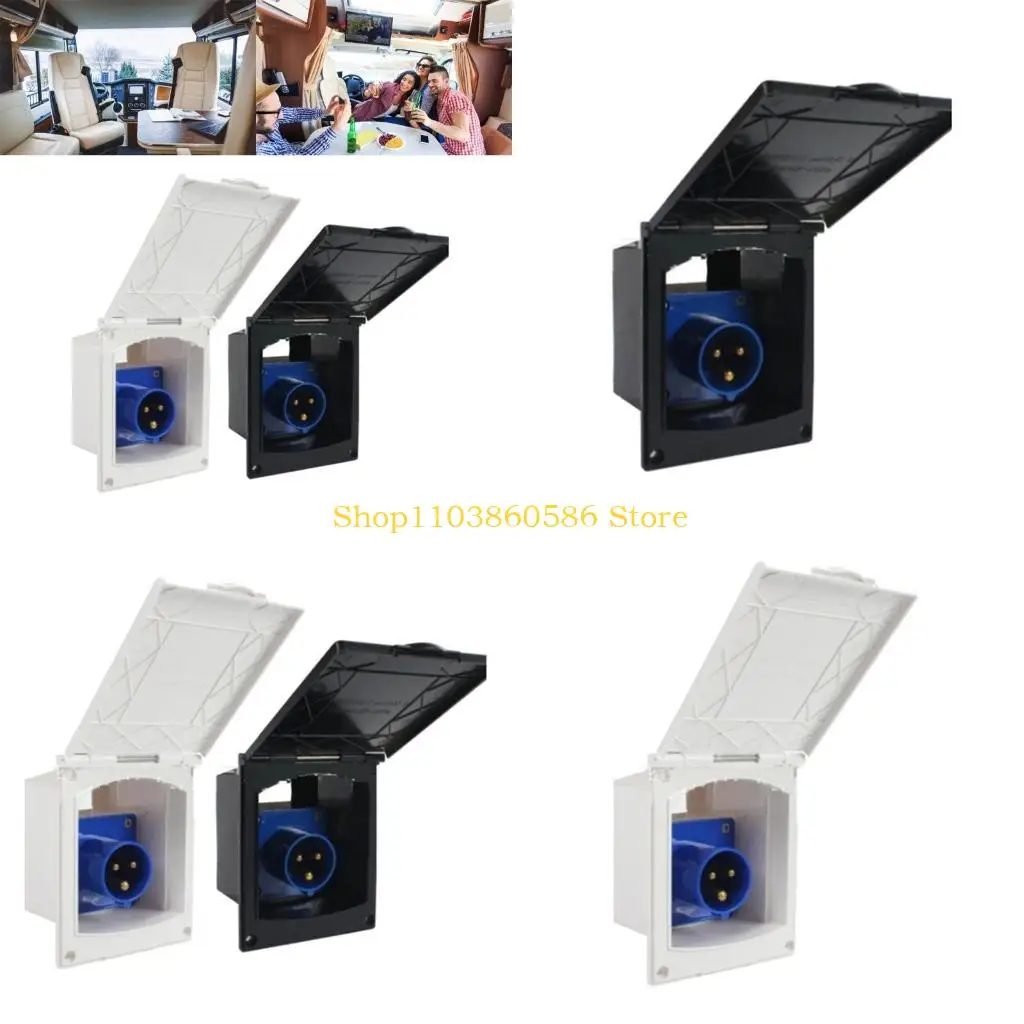 242A 220V-240V 16A 23A Power Inlet Receptacle RVs Power Twists Lock with 3 StainlessSteelPins Marine Shore Power Inlet
242A 220V-240V 16A 23A Power Inlet Receptacle RVs Power Twists Lock with 3 StainlessSteelPins Marine Shore Power Inlet