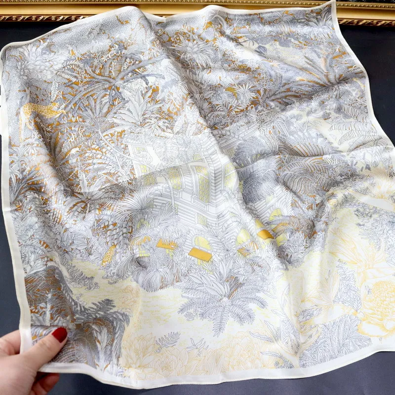 Soft Silk Scarf Women Spring Summer Neck Shawl Square Head Bandanas Hair Bag Accessories Women Foulard Femme 65cm
Soft Silk Scarf Women Spring Summer Neck Shawl Square Head Bandanas Hair Bag Accessories Women Foulard Femme 65cm