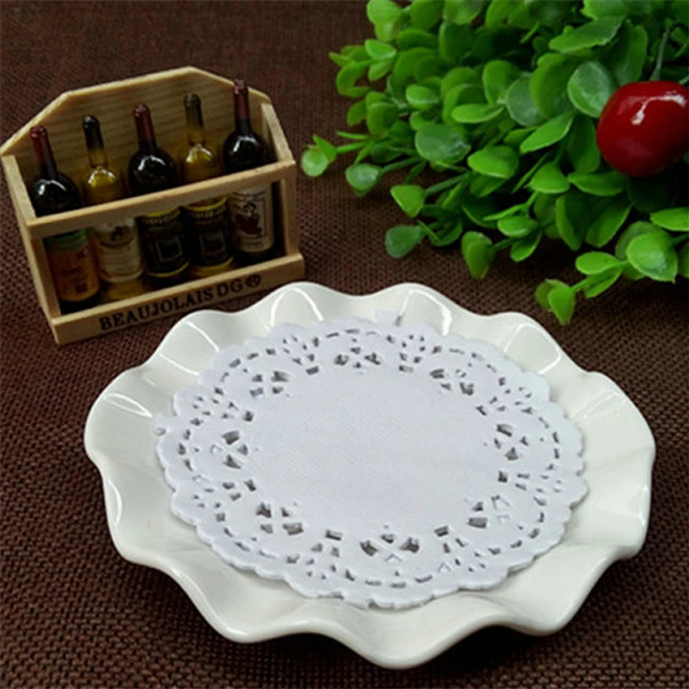180 Pcs Food Paper Tableware Decoration Flower Bottom Oil Lace Doilies Cake Packaging Pads Round Tablecloth
180 Pcs Food Paper Tableware Decoration Flower Bottom Oil Lace Doilies Cake Packaging Pads Round Tablecloth