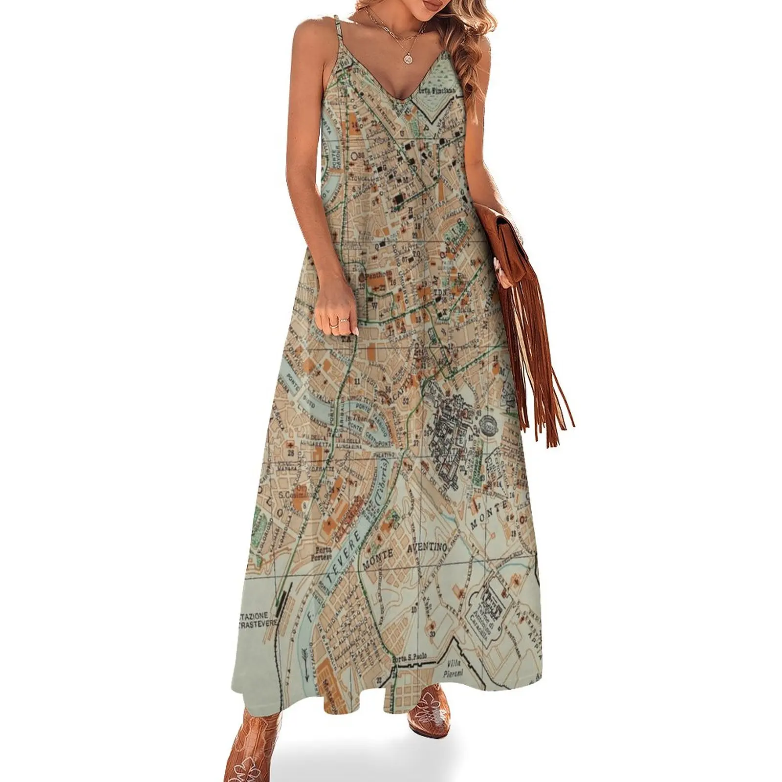 Vintage Map of Rome Italy (1911) Sleeveless Dress summer dresses ladies 2024 women clothes
Vintage Map of Rome Italy (1911) Sleeveless Dress summer dresses ladies 2024 women clothes