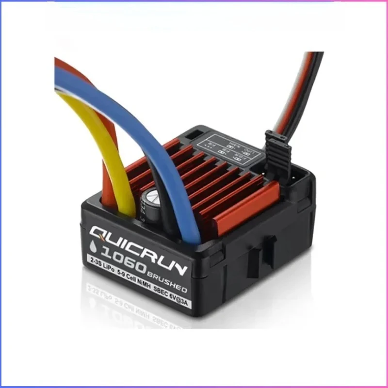HOBBYWING QuicRun WP-1060 1060 ESC 60A Brushed Waterproof ESC For 1/10 RC Electric Remote Control Model Car Crawler Accessories
HOBBYWING QuicRun WP-1060 1060 ESC 60A Brushed Waterproof ESC For 1/10 RC Electric Remote Control Model Car Crawler Accessories