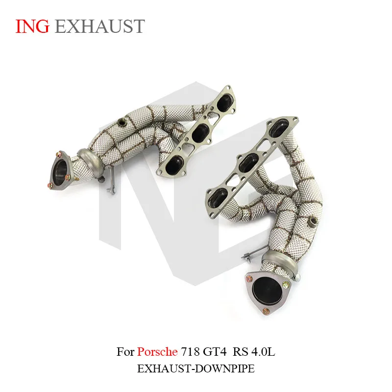 ING Catalytic Manifold Nozzle Engine SS304 Downpipe for Porsche 718 GT4 RS 4.0L Exhaust System Straight Through Banana Split
ING Catalytic Manifold Nozzle Engine SS304 Downpipe for Porsche 718 GT4 RS 4.0L Exhaust System Straight Through Banana Split
